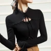The new 2022 autumn and winter collection features a French retro design with flared sleeves, paired with a base layer, a stylish mini shirt and a European-style top details Picture